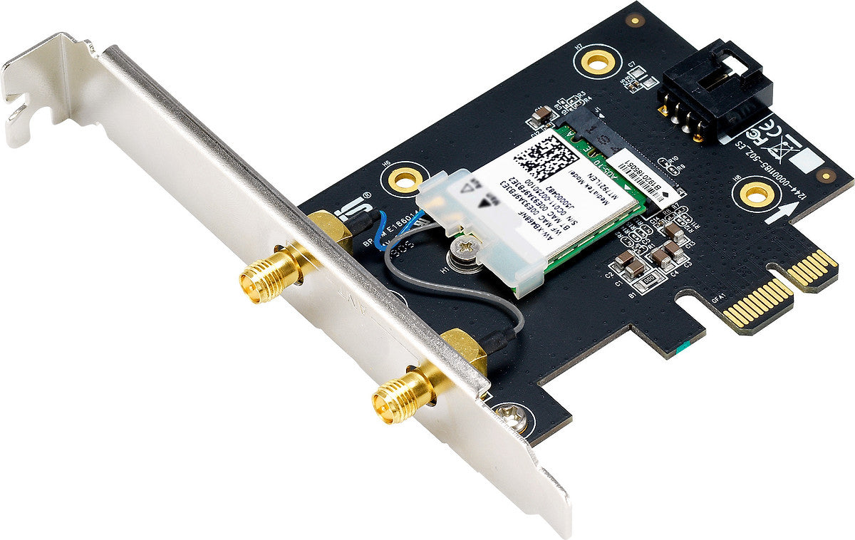 ASUS PCE-BE6500 PCIe Wi-Fi 7 verkkokortti Bluetooth-tuella – kuva 3