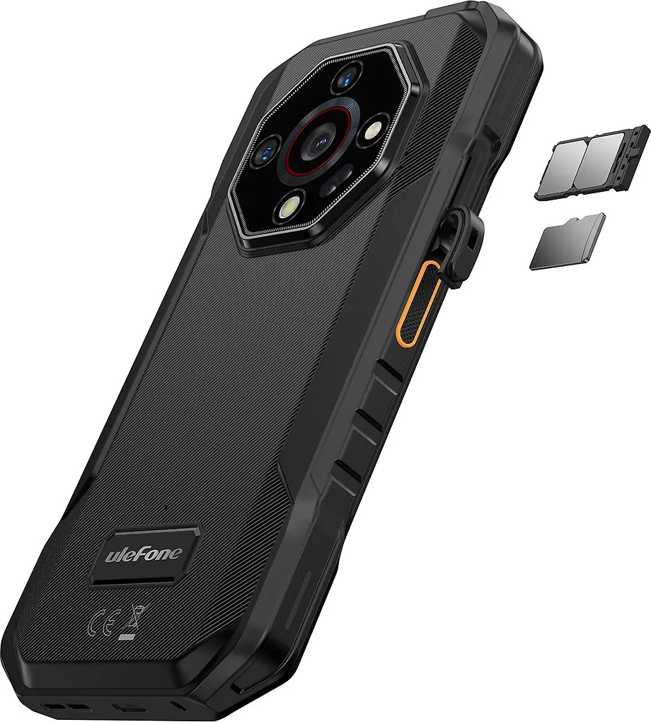 Ulefone Armor X32 Pro-telefon, 256/8 GB, svart