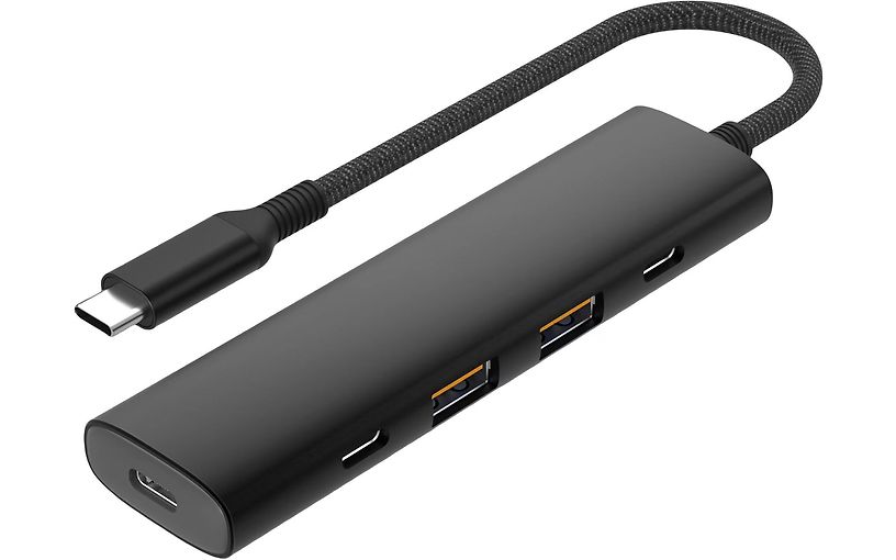 Fuj:tech Slim 5 portin USB-C-hubi, 100 W PD