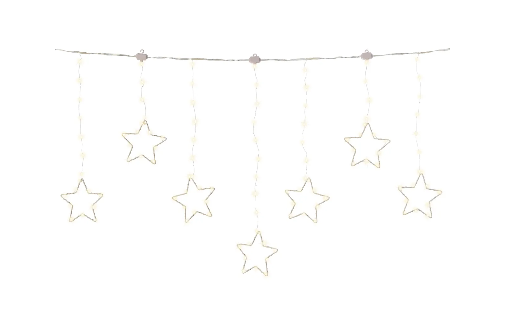 Lumineo Micro LED star twinkle koristevalosarja ulkokäyttöön, 120 x 60 cm