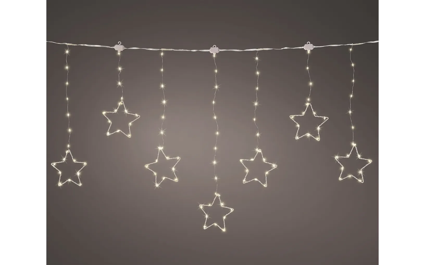 Lumineo Micro LED star twinkle koristevalosarja ulkokäyttöön, 120 x 60 cm