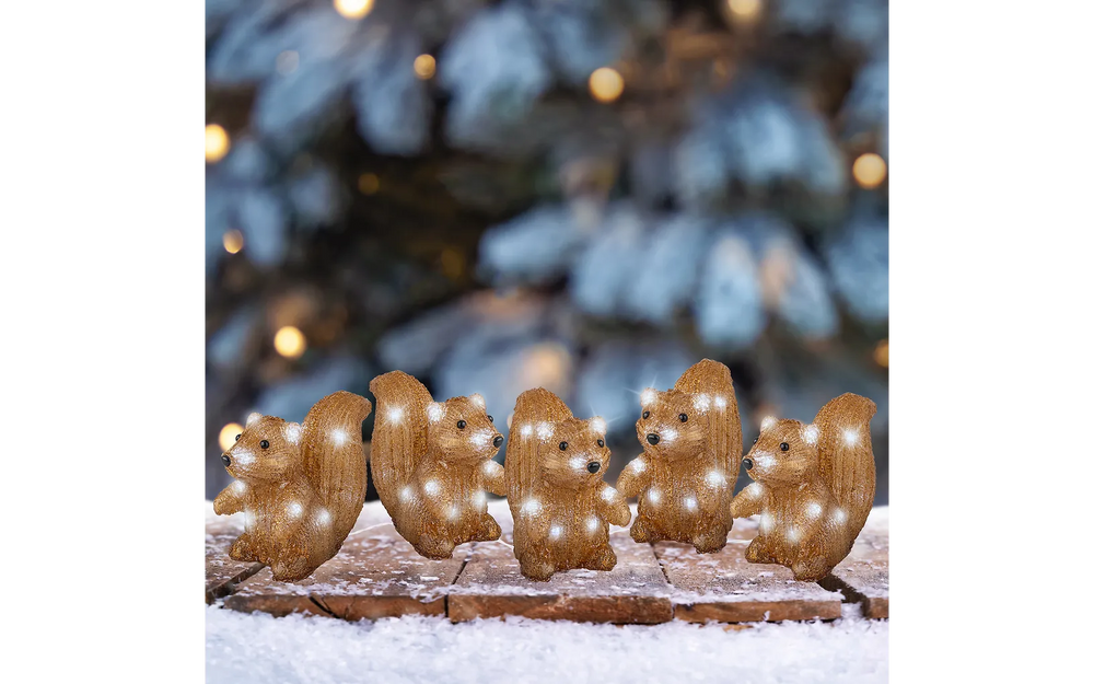 Lumineo Akryylioravat valoilla, koristevalosarja