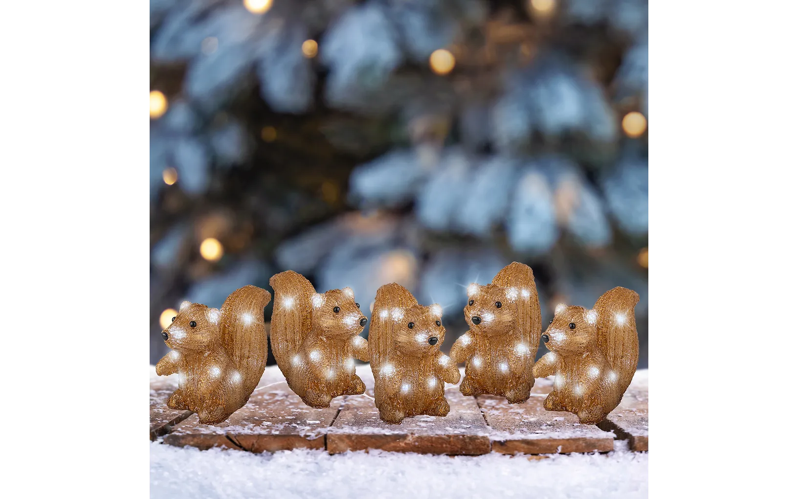 Lumineo Akryylioravat valoilla, koristevalosarja