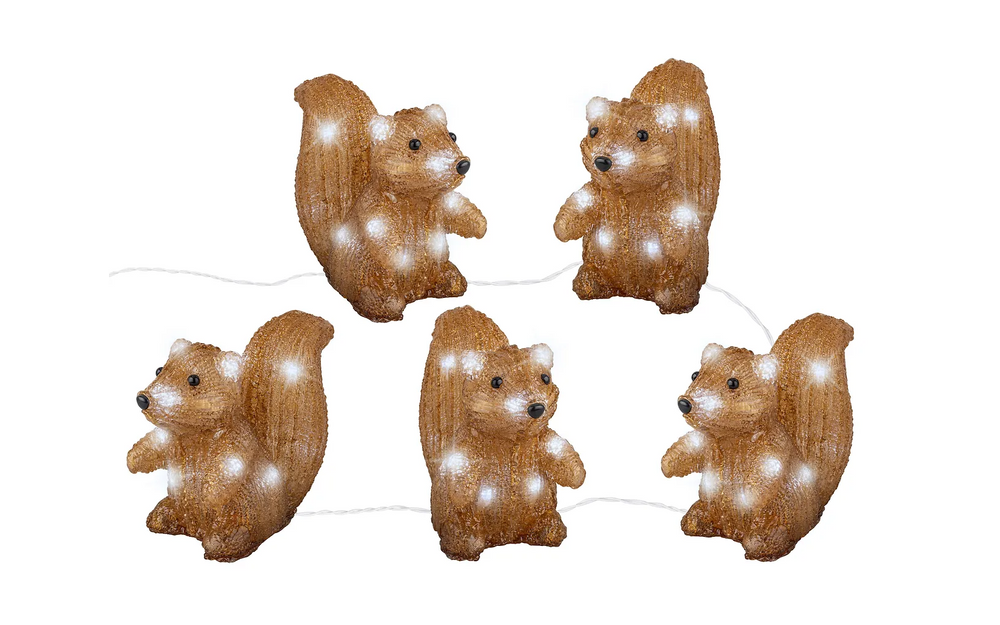 Lumineo Akryylioravat valoilla, koristevalosarja