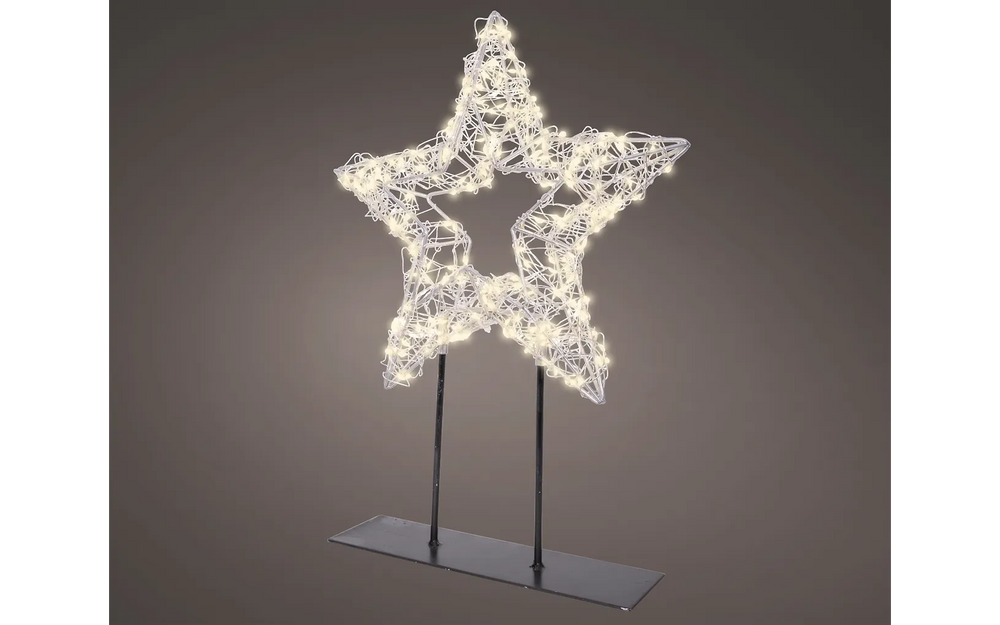 Lumineo tähtipöytäkoriste valoilla, sisä- ja ulkokäyttöön