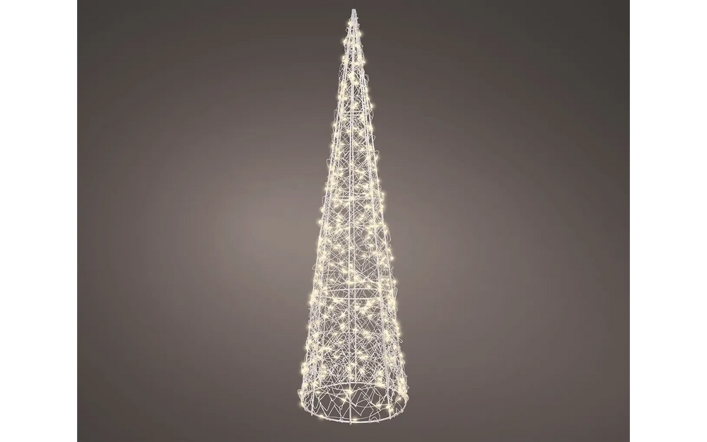 Lumineo koristekartio valoilla, 60 cm, ulkokäyttöön