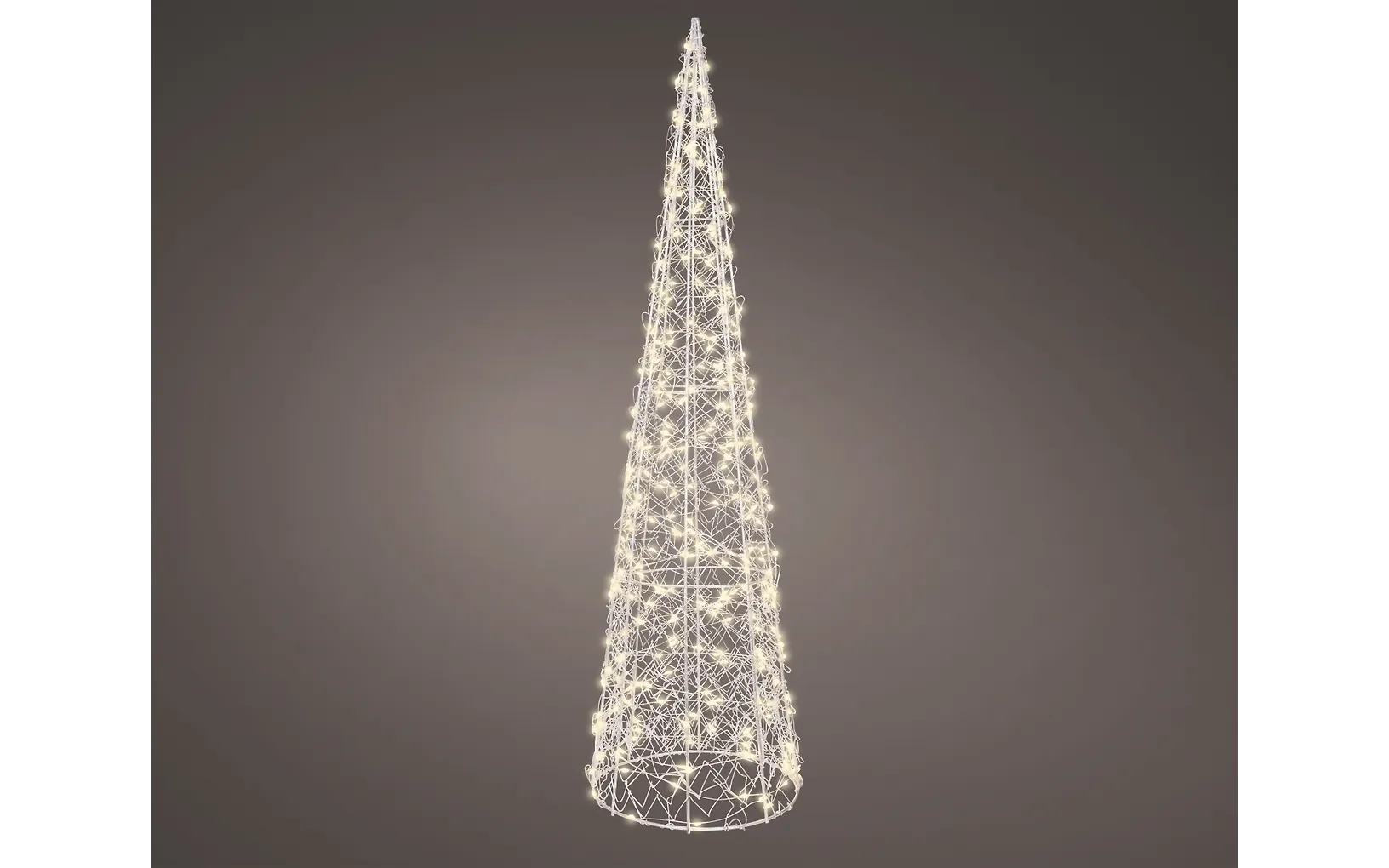 Lumineo koristekartio valoilla, 60 cm, ulkokäyttöön