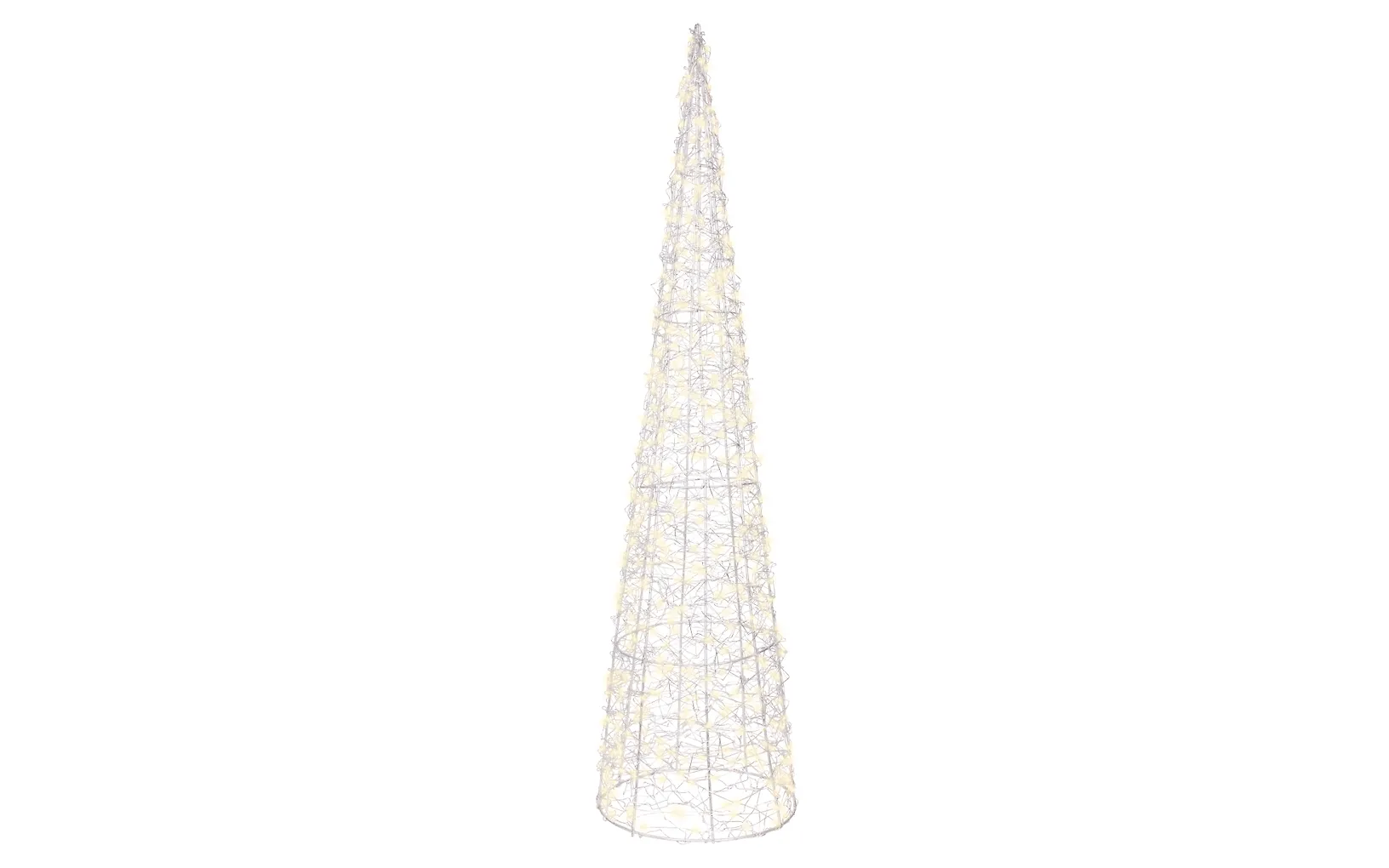 Lumineo koristekartio valoilla, 80 cm, ulkokäyttöön