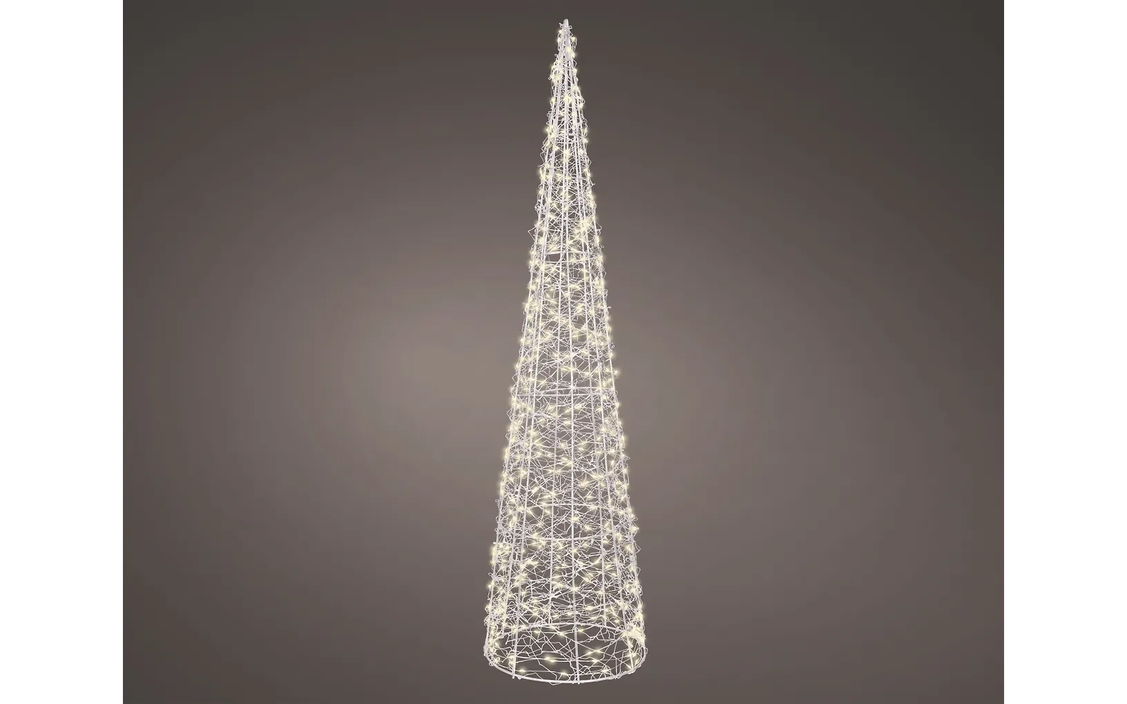 Lumineo koristekartio valoilla, 80 cm, ulkokäyttöön