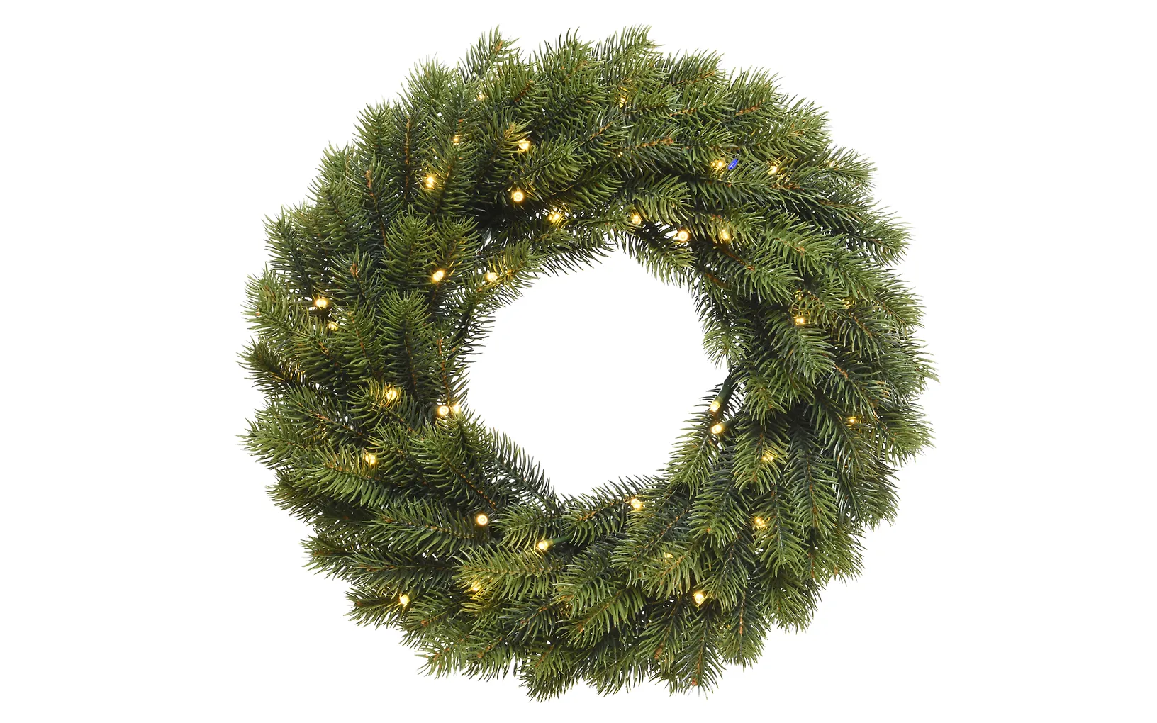 Everlands Winnipeg tallkrans med ljus, varmvit