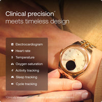 Withings Scanwatch Nova Brilliant älykello, 39 mm, kulta