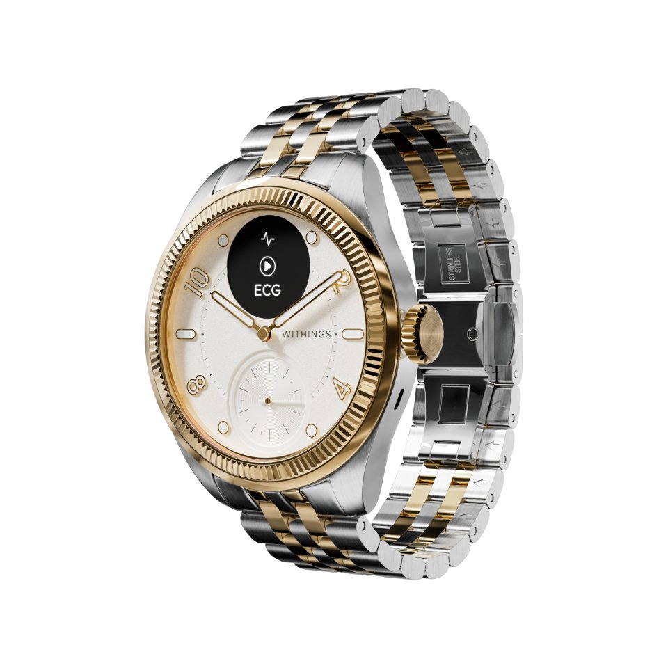 Withings Scanwatch Nova Brilliant älykello, 39 mm, kulta