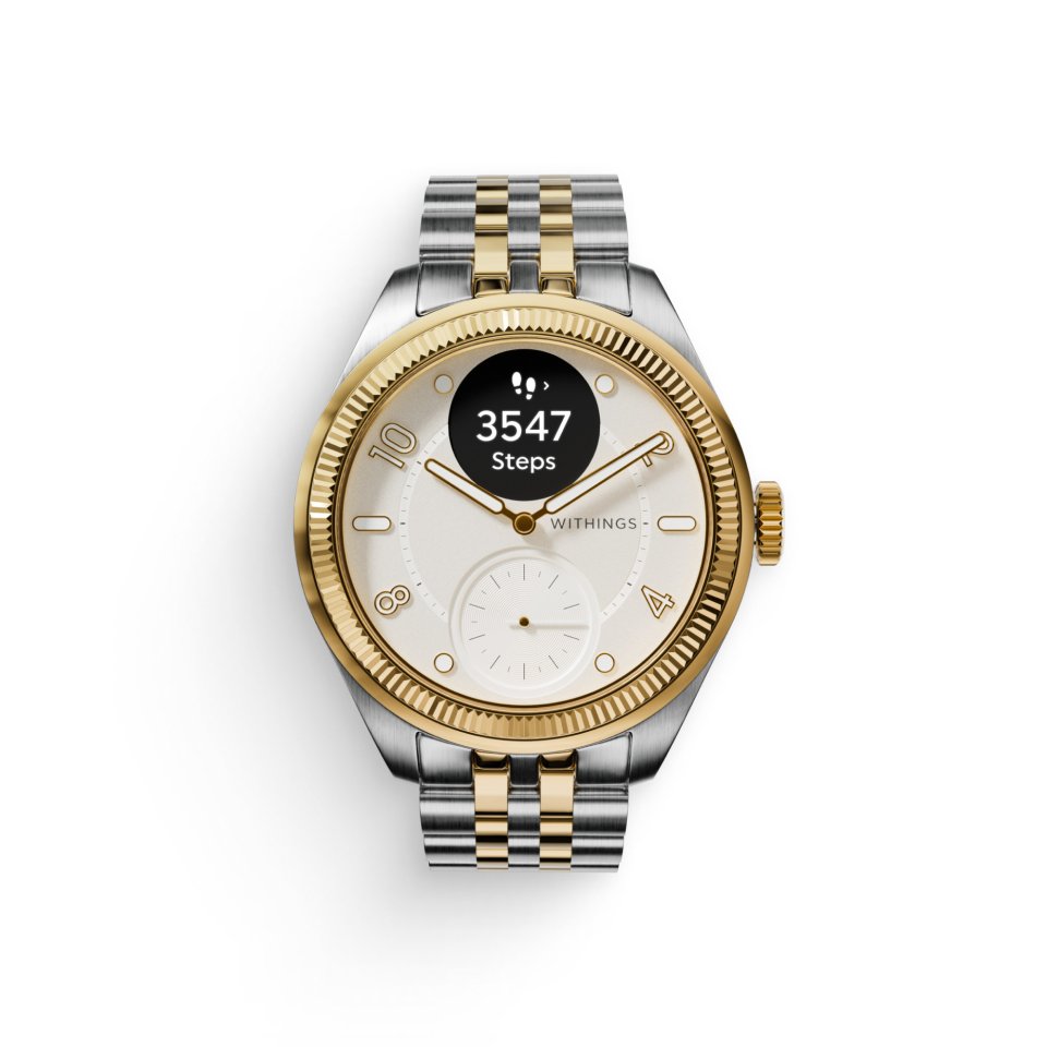 Withings Scanwatch Nova Brilliant älykello, 39 mm, kulta
