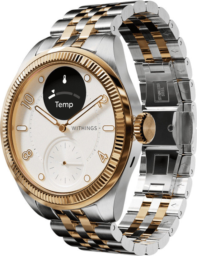 Withings Scanwatch Nova Brilliant älykello, 39 mm, kulta