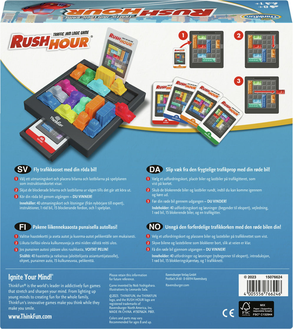 Think Fun Rush Hour Traffic Jam peli – kuva 2