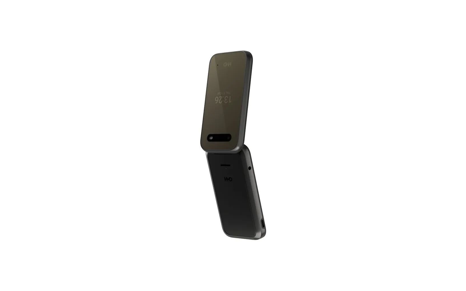 HMD 2660 Flip peruspuhelin, musta