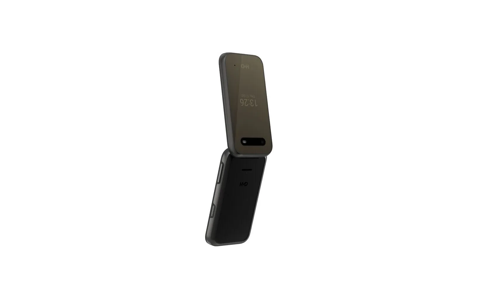 HMD 2660 Flip peruspuhelin, musta