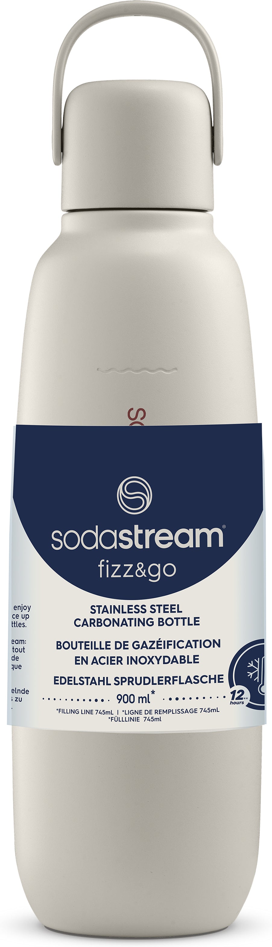 Sodastream Fizz & GO hiilihapotuspullo, hiekka – kuva 3
