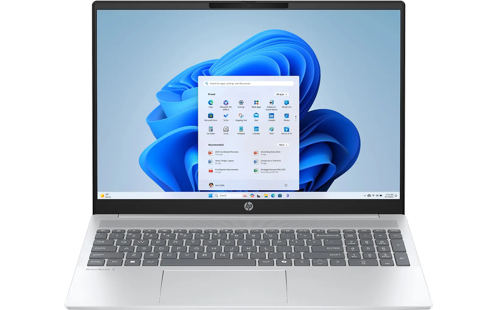 HP OmniBook 5 16-bc1034no 16" bärbar dator, Windows 11 (BV9Q0EA)