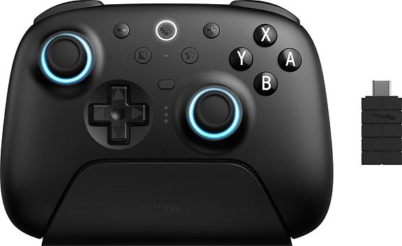 8BitDo Ultimate 2 Wireless BT peliohjain, PC/Switch, musta