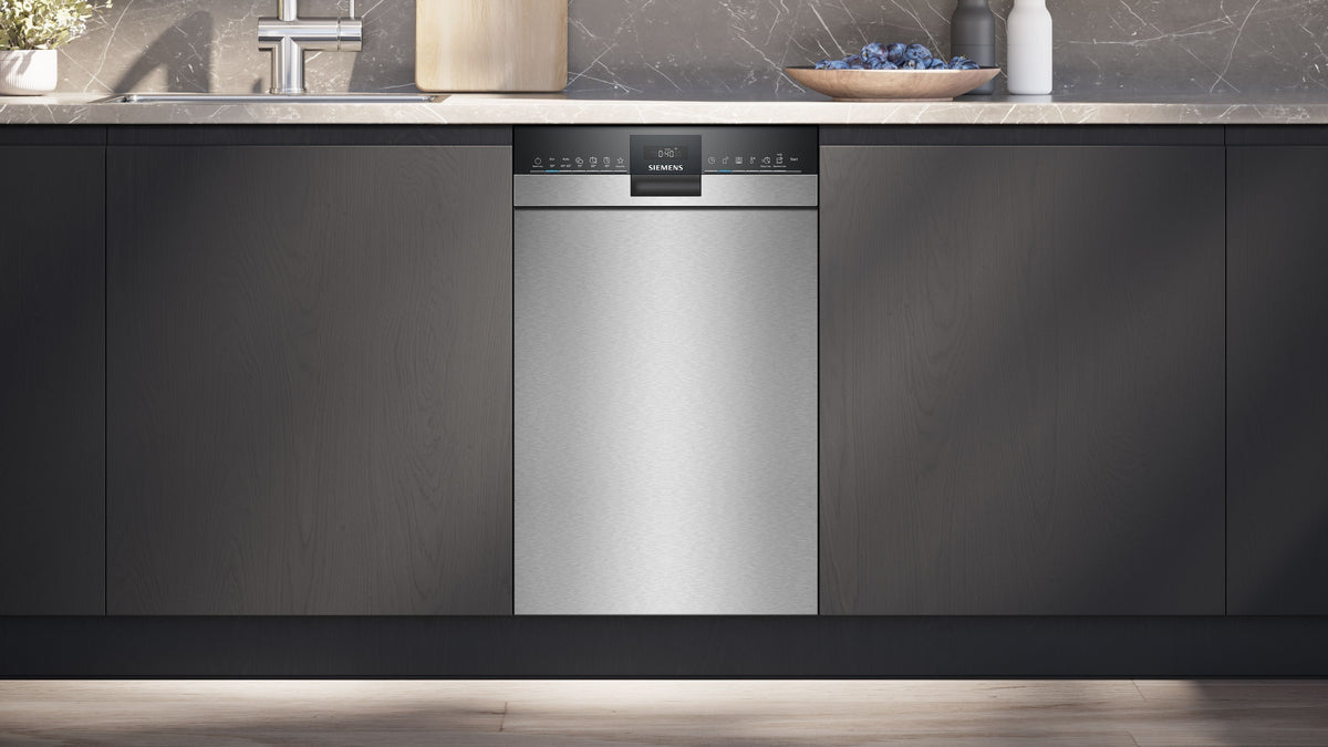 Siemens SR43ES25ME iQ300 astianpesukone, 45 cm, harjattu teräs – kuva 2