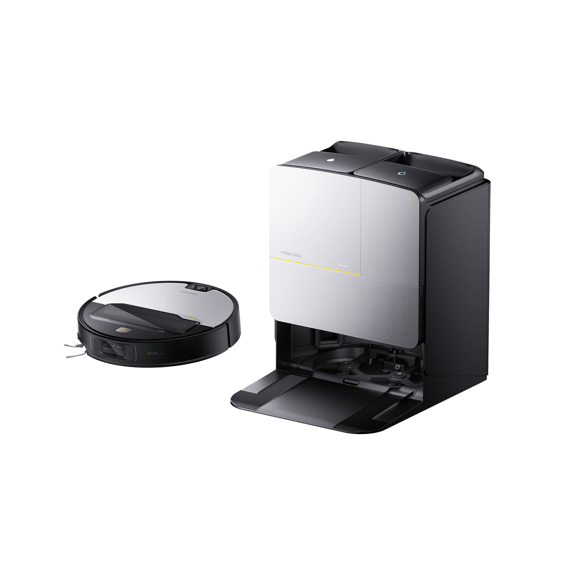 Roborock Saros Z70 robotti-imuri telakalla, hopea