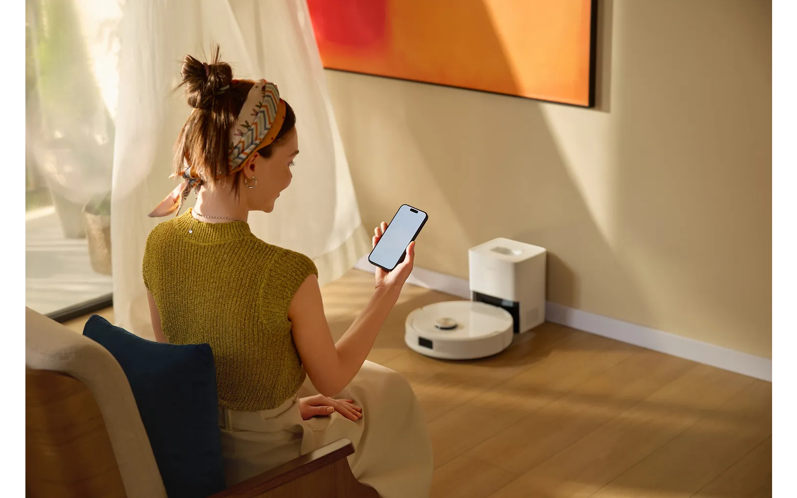 Roborock Q10VF+ robotdammsugare, vit