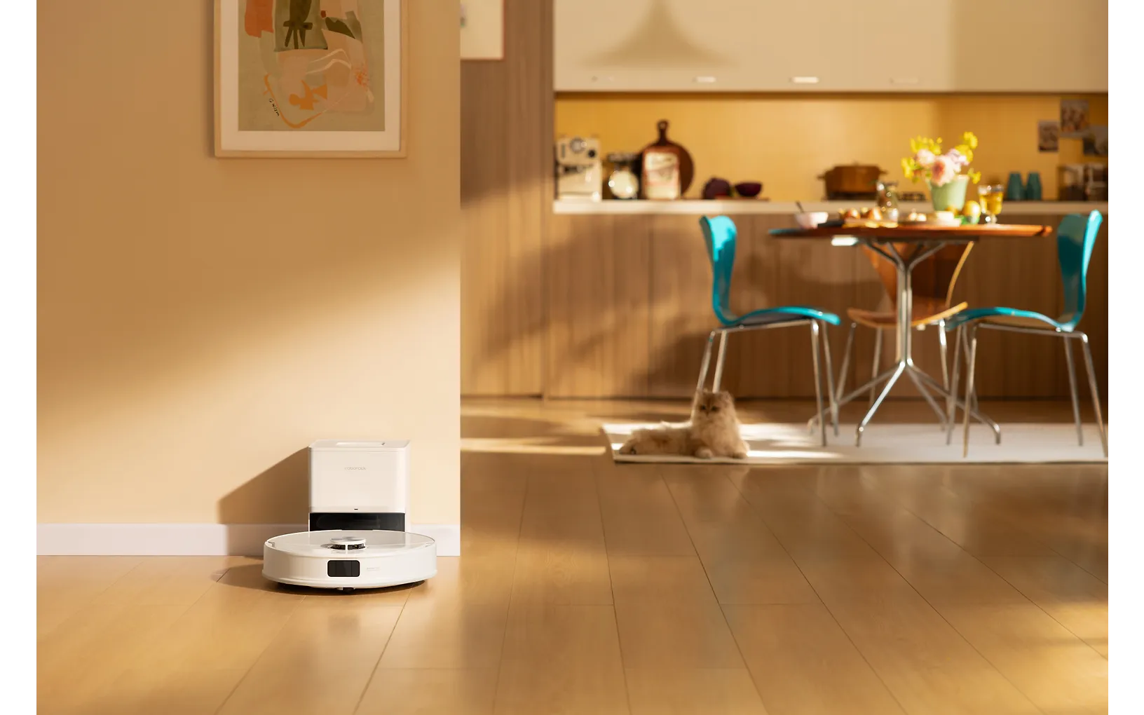 Roborock Q10VF+ robotdammsugare, vit