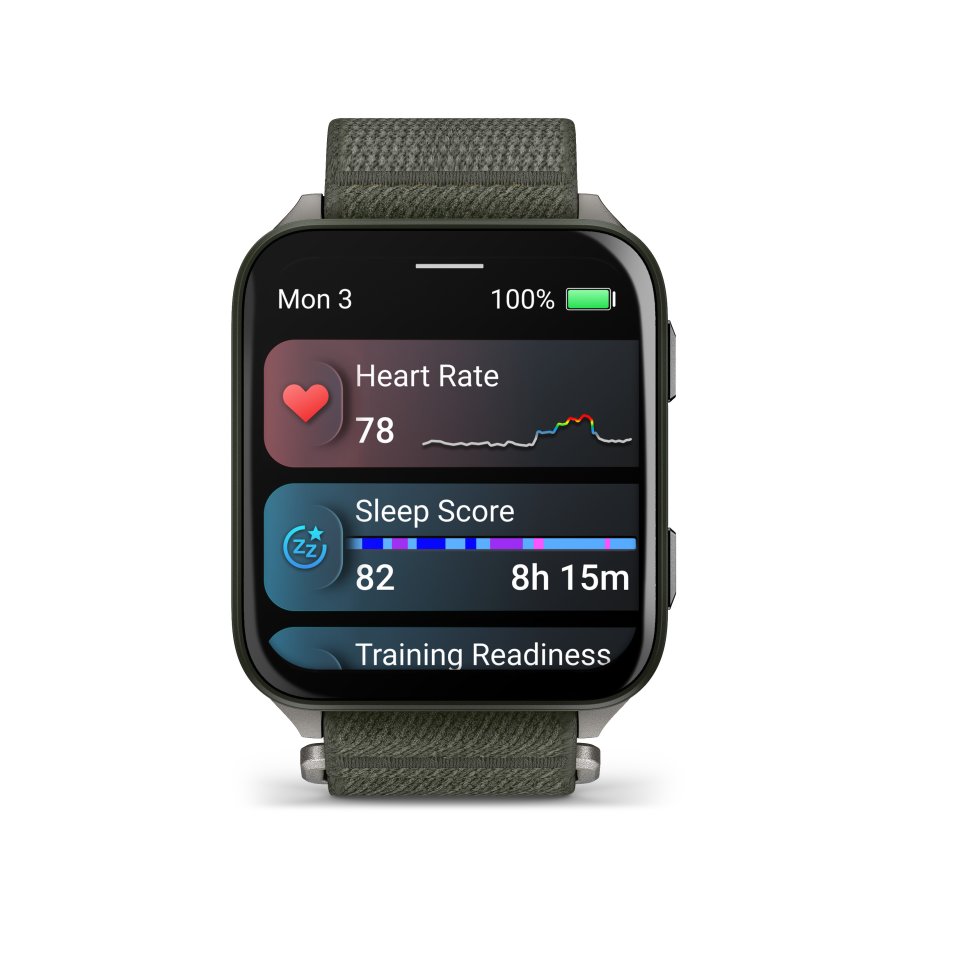 Garmin Venu X1 älykello, sammaleenvihreä