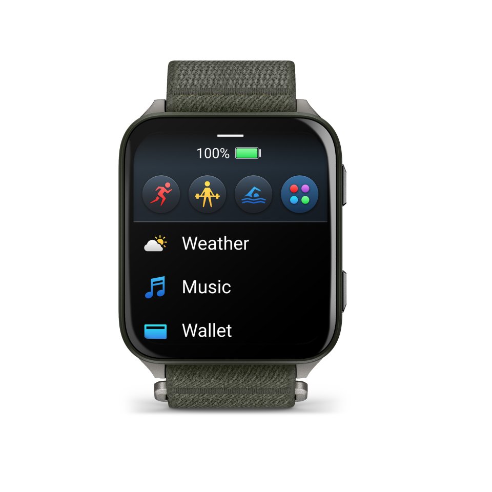 Garmin Venu X1 älykello, sammaleenvihreä