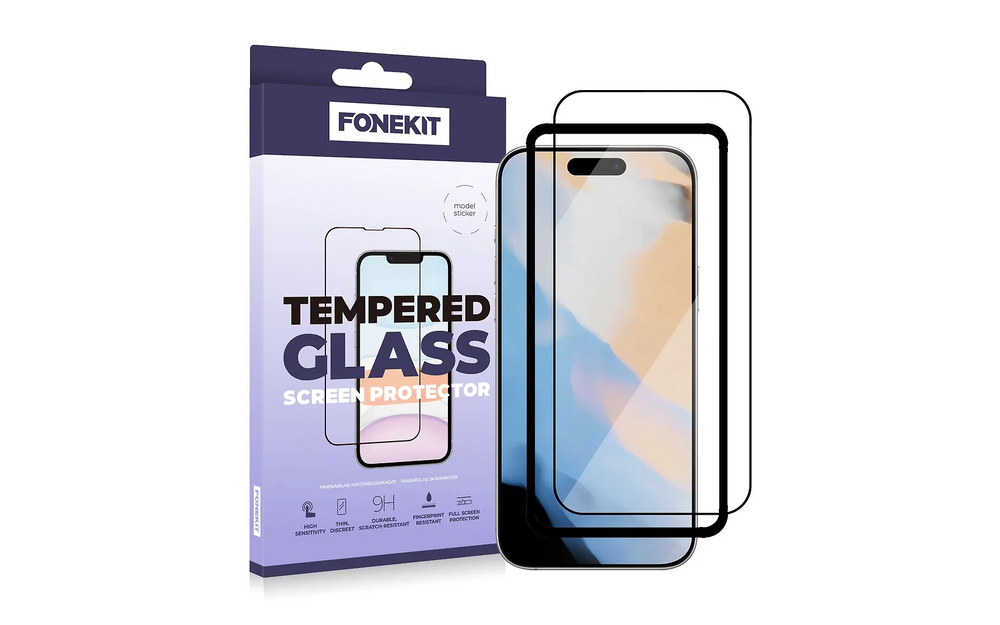 FoneKit Full Cover panssarilasi, iPhone 17
