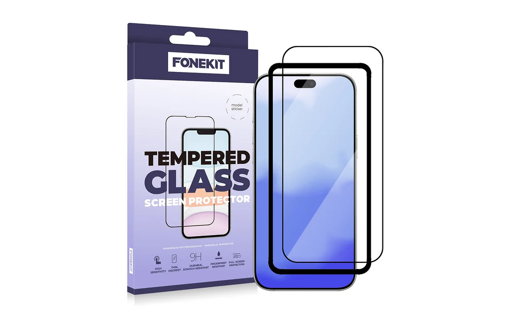 FoneKit Full Cover panssarilasi, iPhone 17 Pro