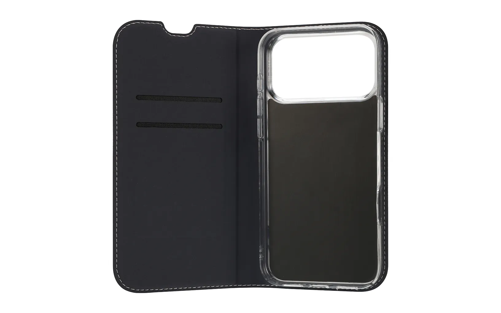 FoneKit BookCase skyddsfodral, iPhone 17 Pro Max, rosa