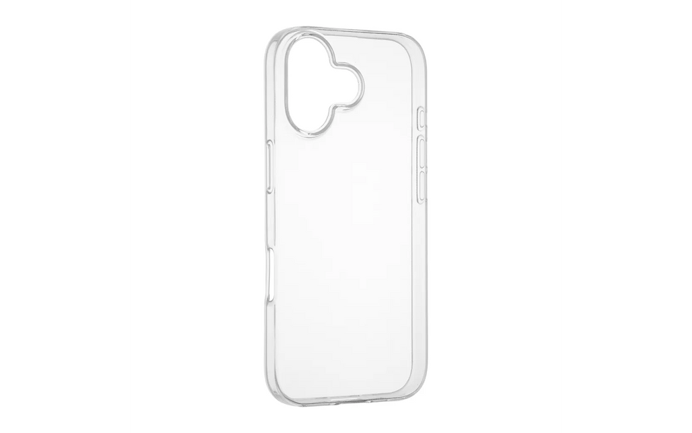 FoneKit silikonisuoja, iPhone 17, läpinäkyvä
