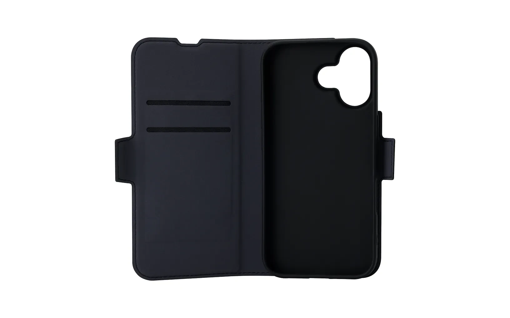 FoneKit MagSafe-yhteensopiva BookCase suojakotelo, iPhone 17, musta