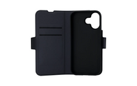 FoneKit MagSafe-yhteensopiva BookCase suojakotelo, iPhone 17, musta