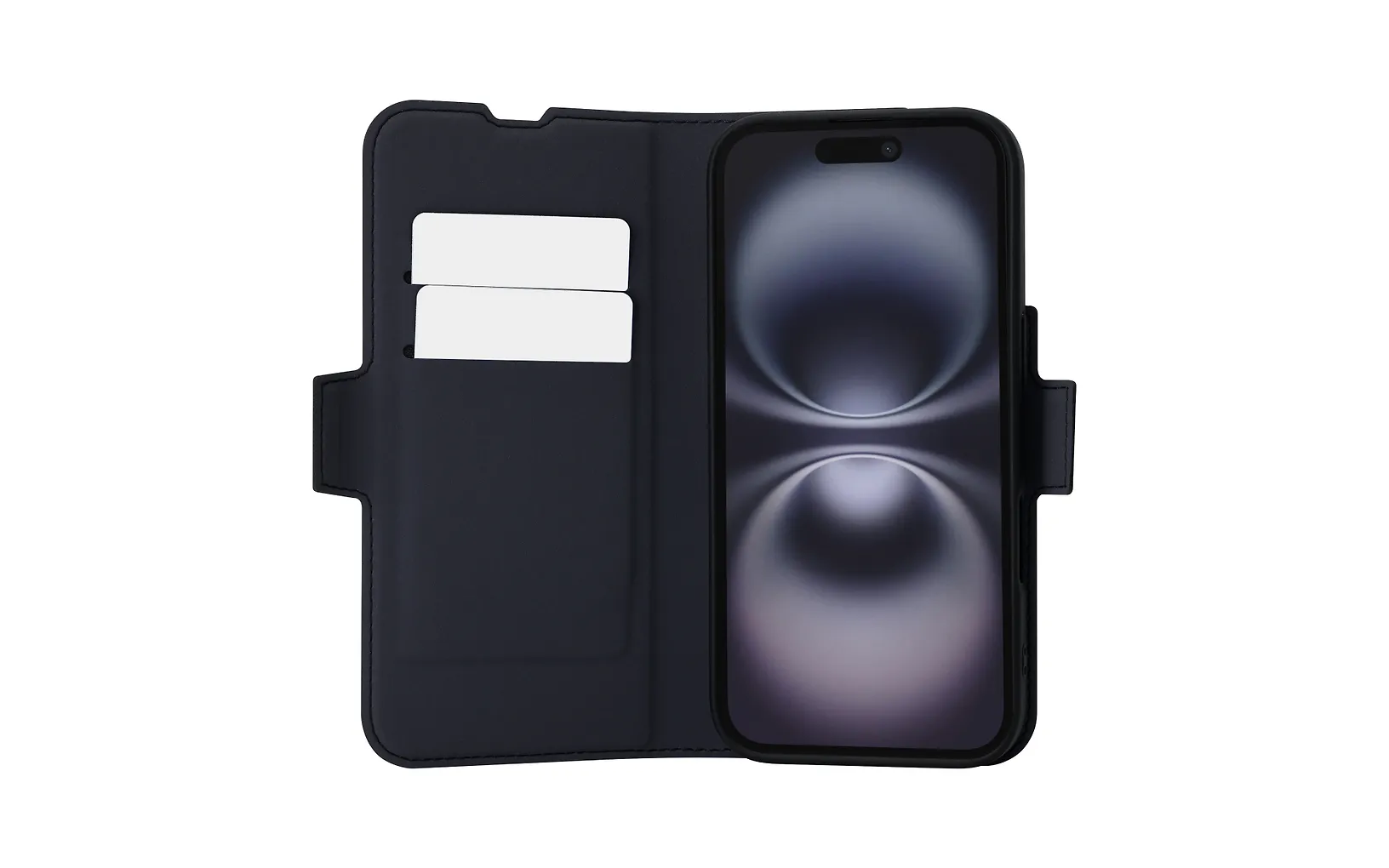 FoneKit MagSafe-kompatibelt BookCase-fodral, iPhone 17, svart