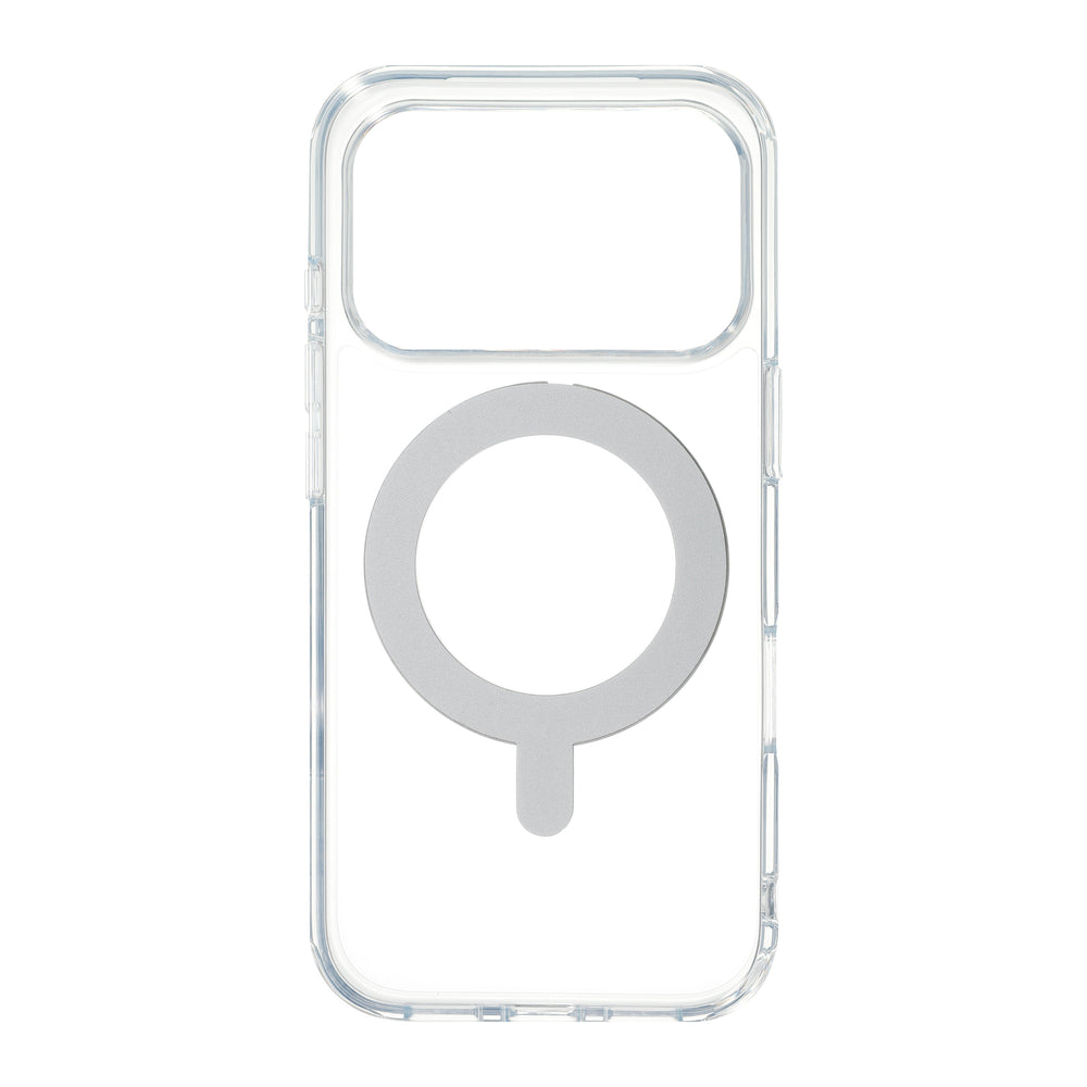 FoneKit Premium Kickstand MagSafe suojakuori jalustalla, iPhone 18 Pro / 17 Pro, läpinäkyvä – kuva 2