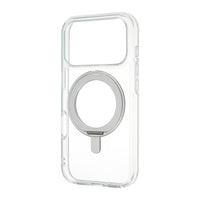 FoneKit Premium Kickstand MagSafe suojakuori jalustalla, iPhone 18 Pro / 17 Pro, läpinäkyvä – kuva 4