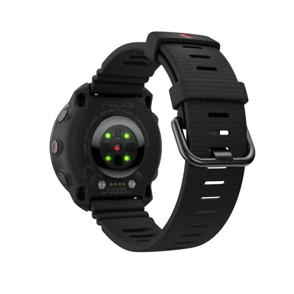 Polar Grit X2 outdoor-kello, S-L, musta