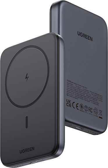 Ugreen Magnetic Wireless Power Bank varavirtalähde, 10 000 mAh – kuva 1