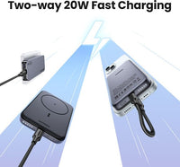Ugreen Magnetic Wireless Power Bank varavirtalähde, 10 000 mAh – kuva 8