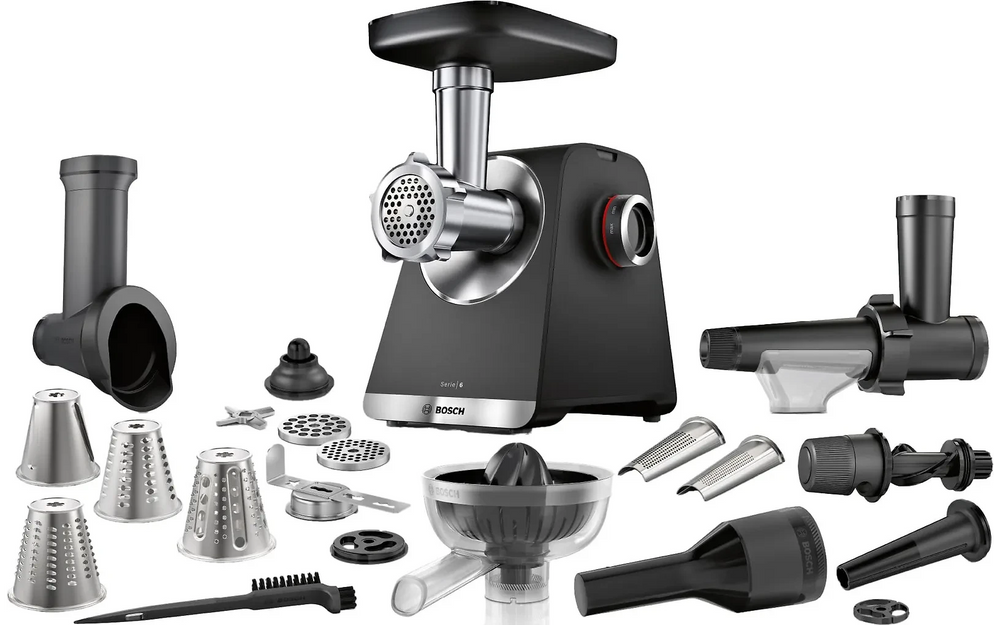 Bosch Serie 6 MultiPower MFWS682B lihamylly, 2100 W, musta