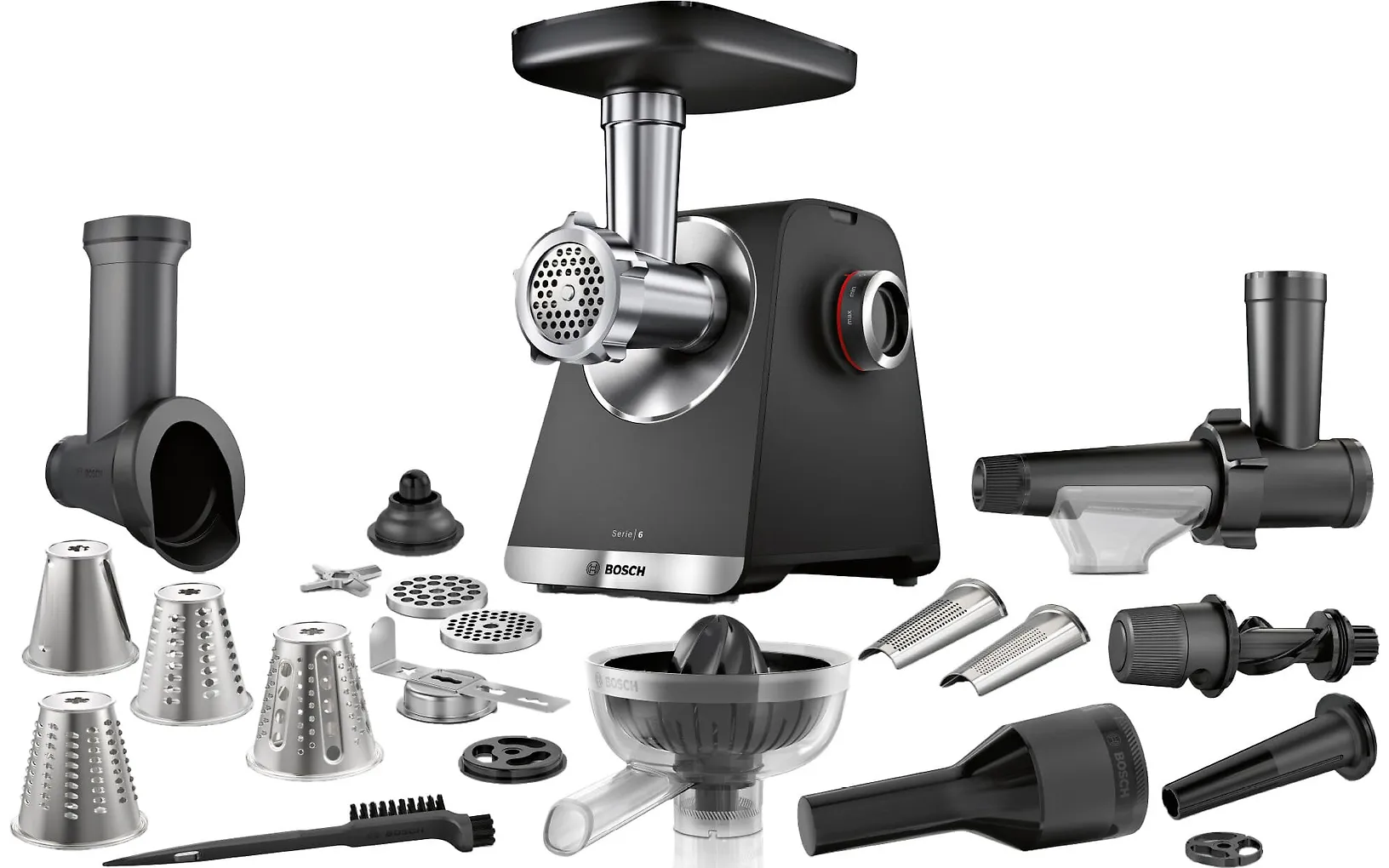 Bosch Serie 6 MultiPower MFWS682B lihamylly, 2100 W, musta