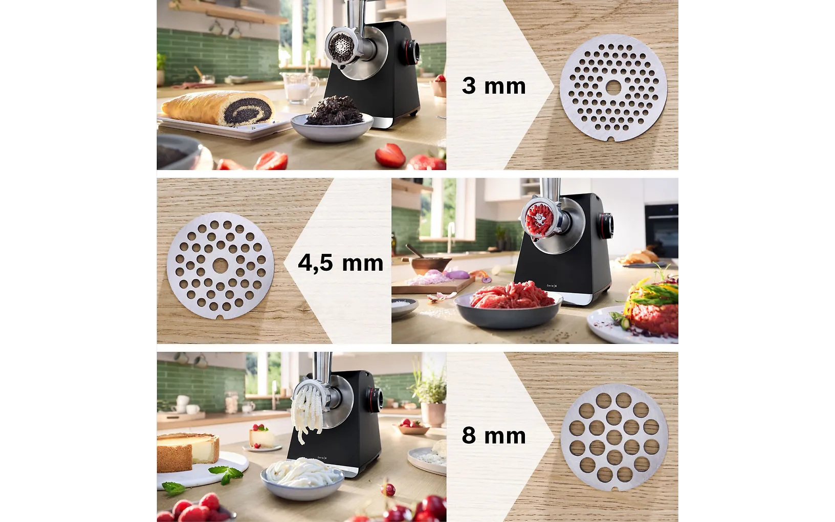 Bosch Serie 6 MultiPower MFWS682B lihamylly, 2100 W, musta