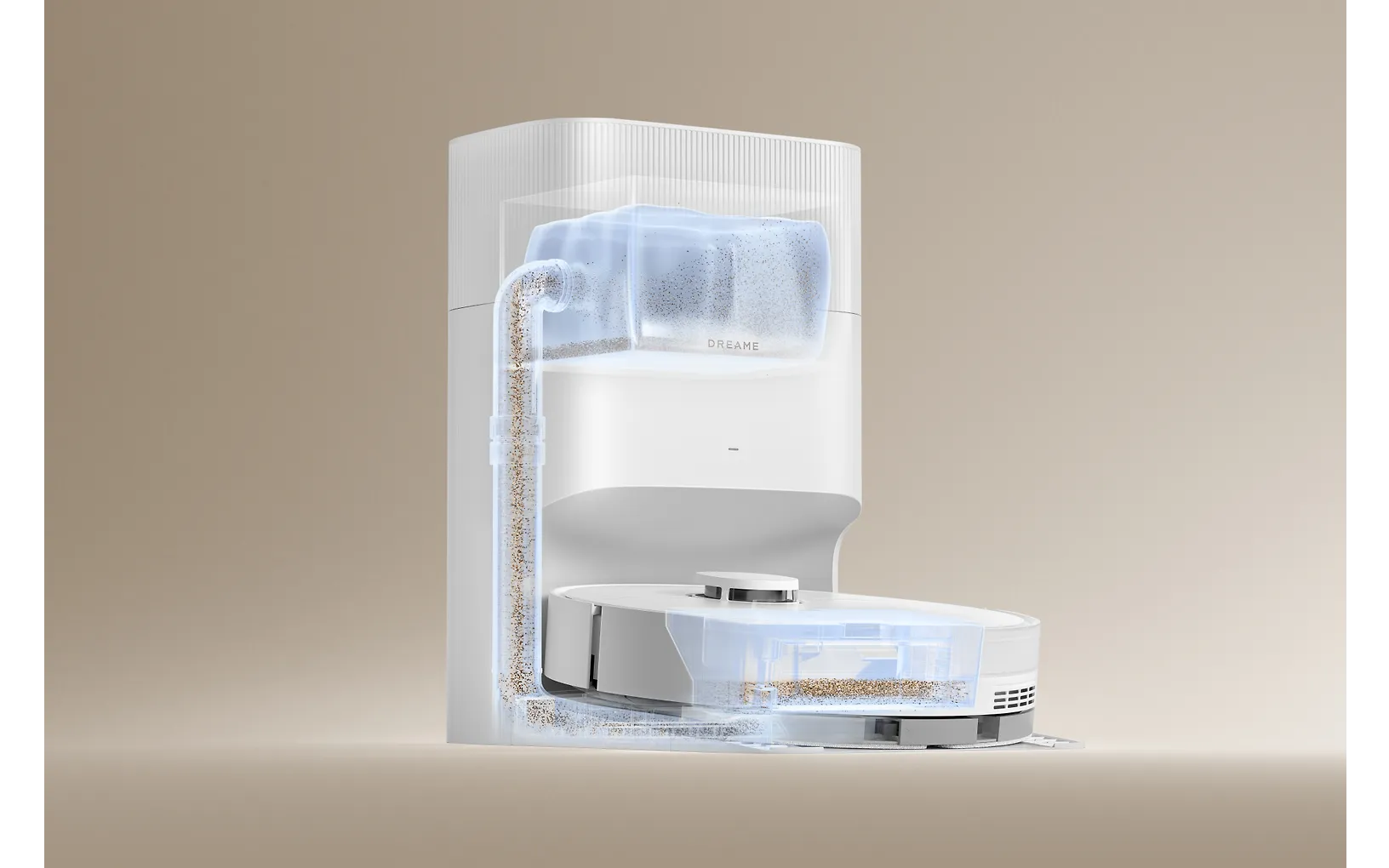 Dreame D20 Plus robotdammsugare, vit