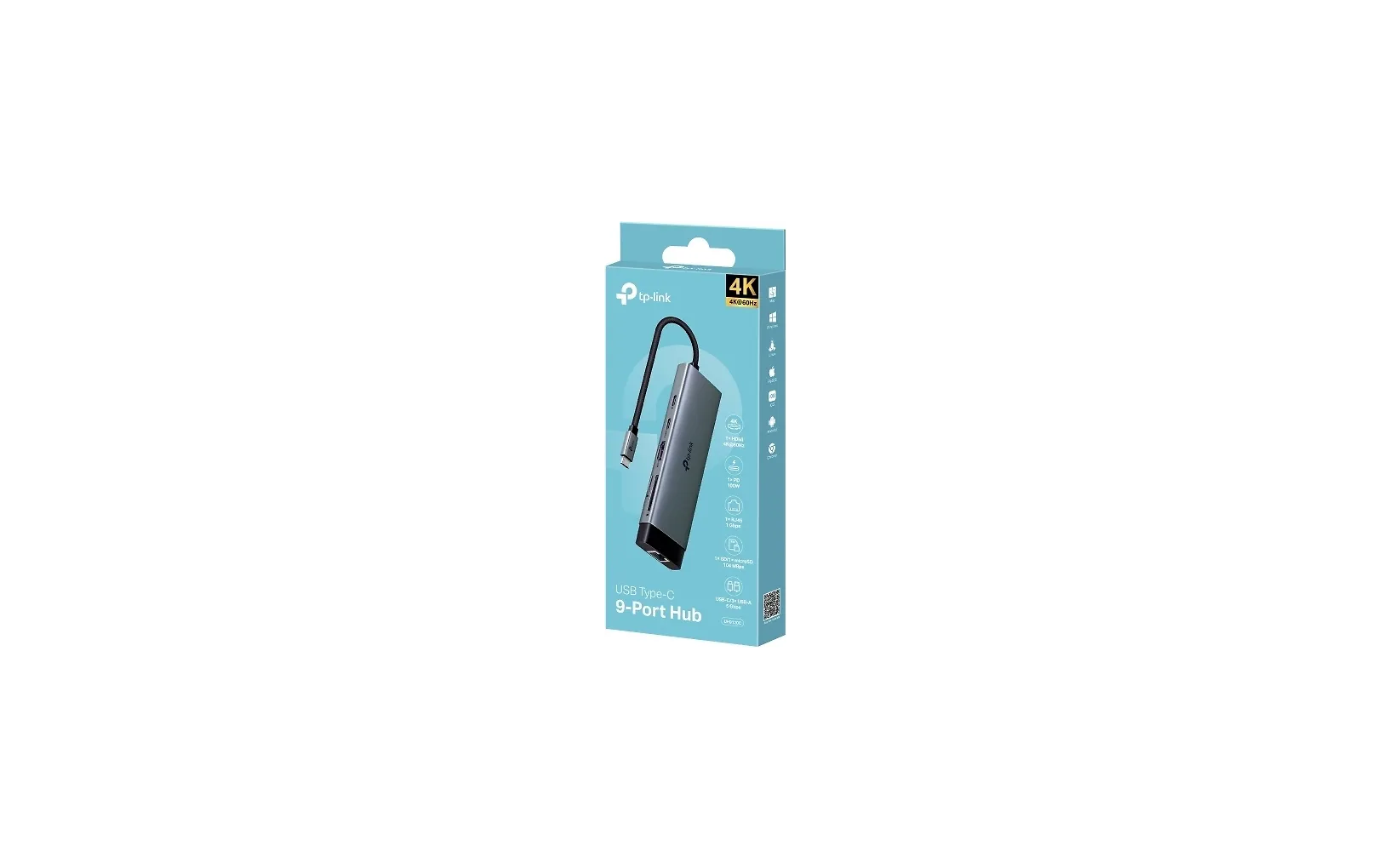 TP-LINK UH9120C USB-C 9 in 1 hubi