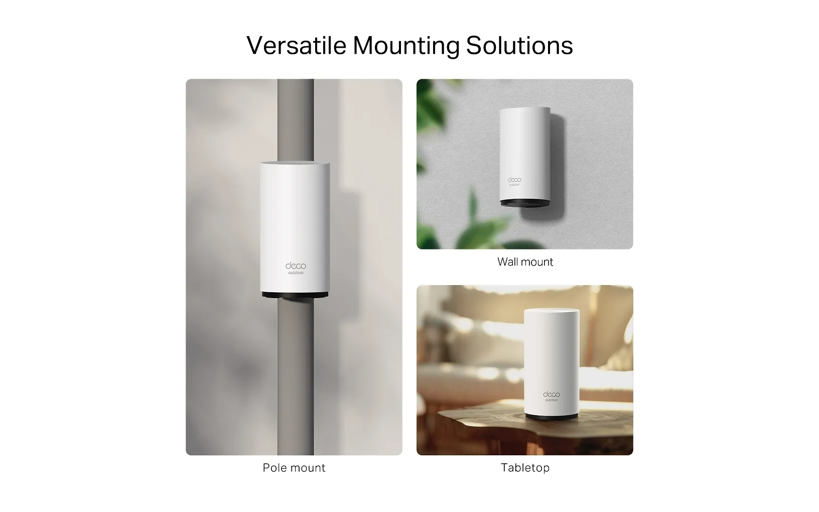 TP-LINK Deco BE25-Outdoor Wi-Fi 7 Mesh reititin sisä- ja ulkokäyttöön