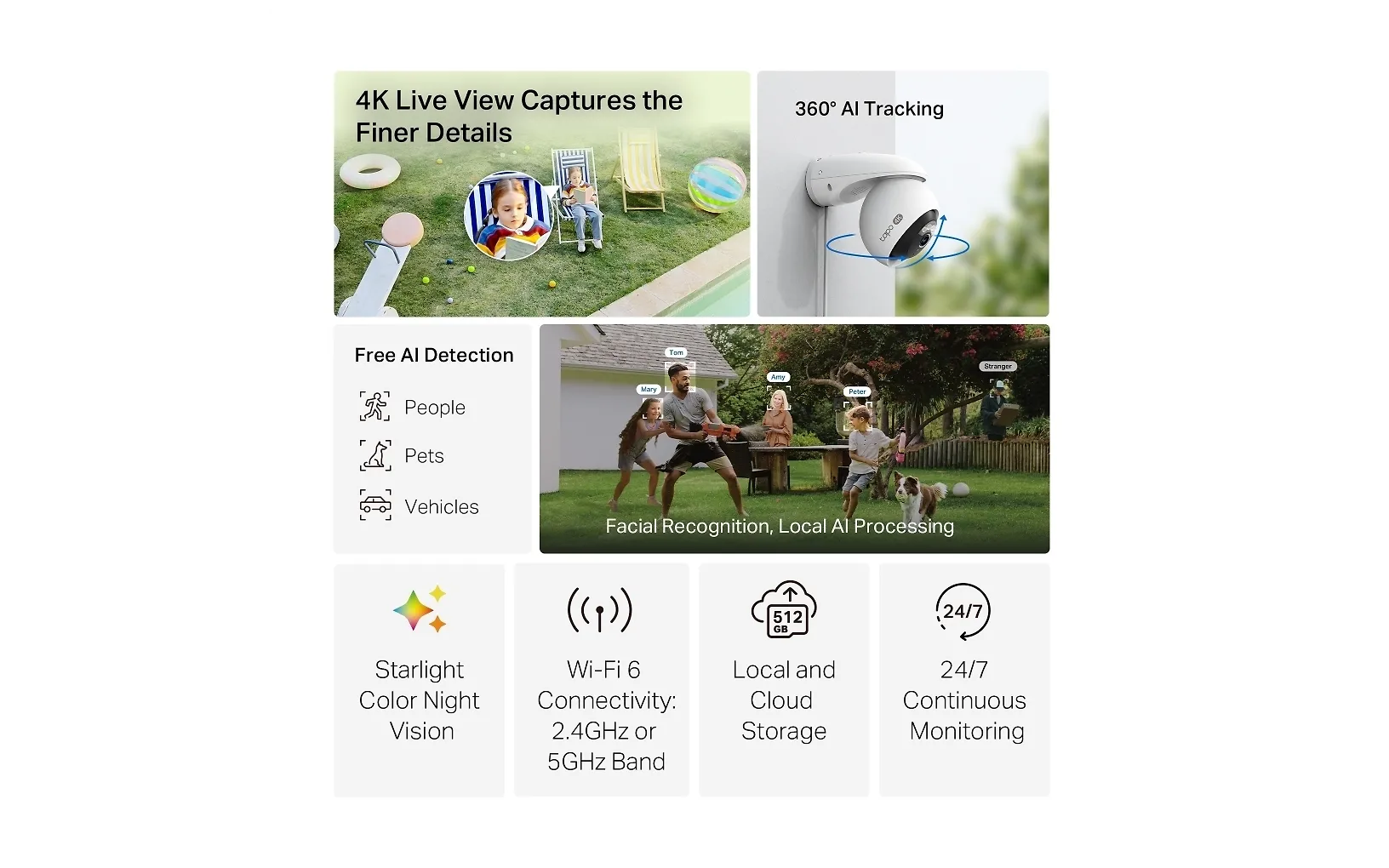 TP-LINK Tapo C560WS utomhusövervakningskamera