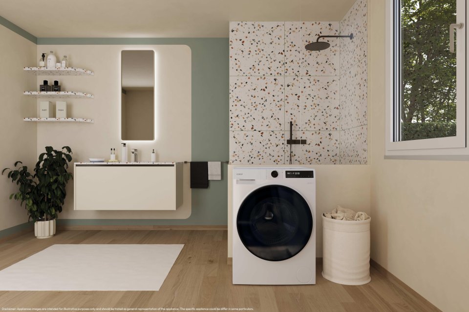 Candy BWR 495BL8-S Pro Wash&Dry 500 kuivaava pesukone